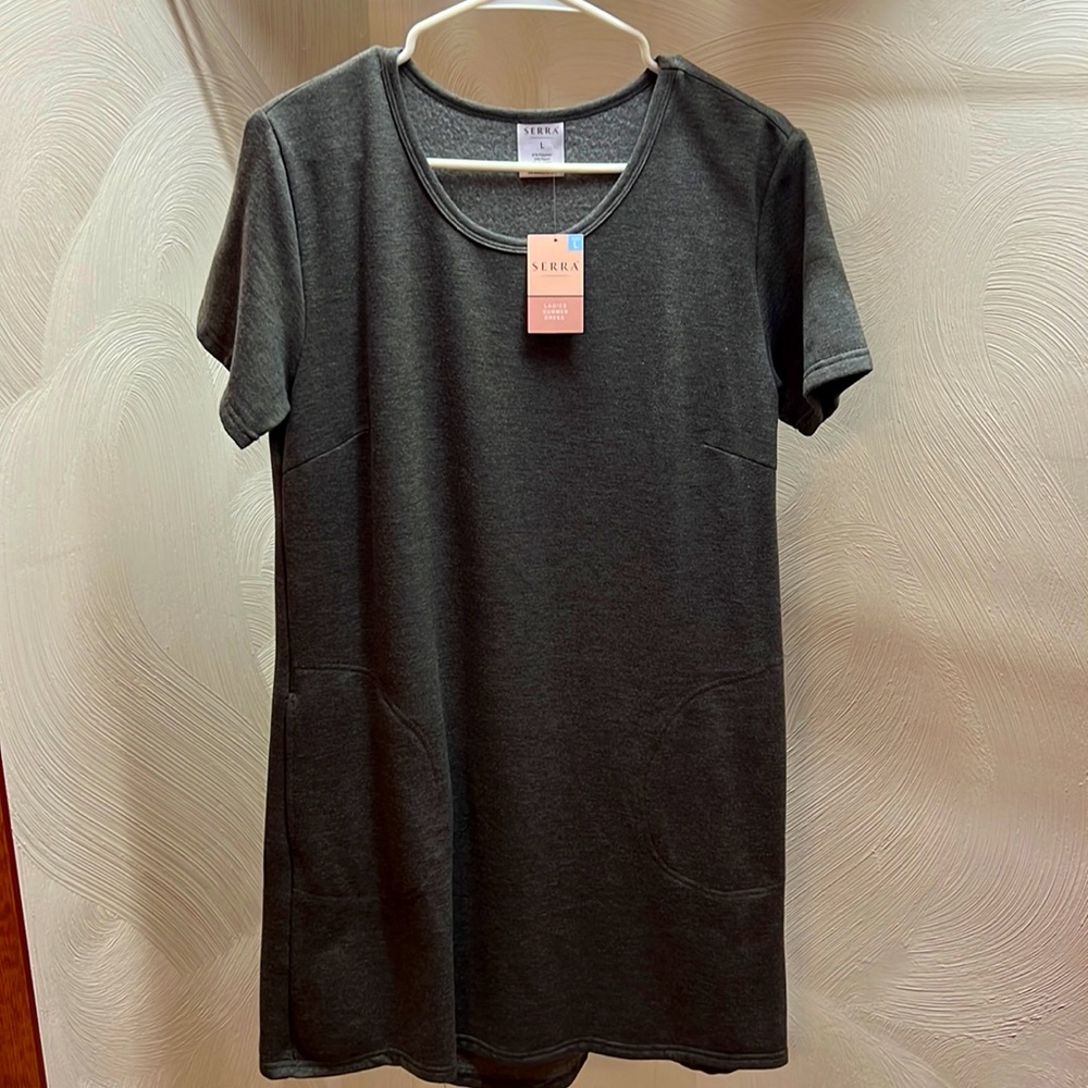 Short sleeve cotton dress with pockets - NWT